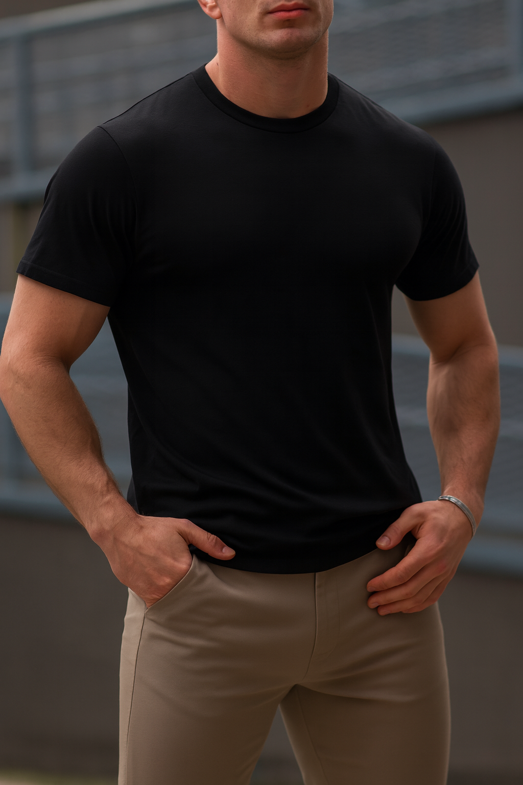 CORE Timeless Tee — Premium Label-Free Crew