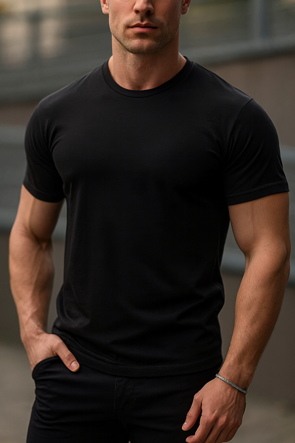 CORE Timeless Tee — Premium Label-Free Crew