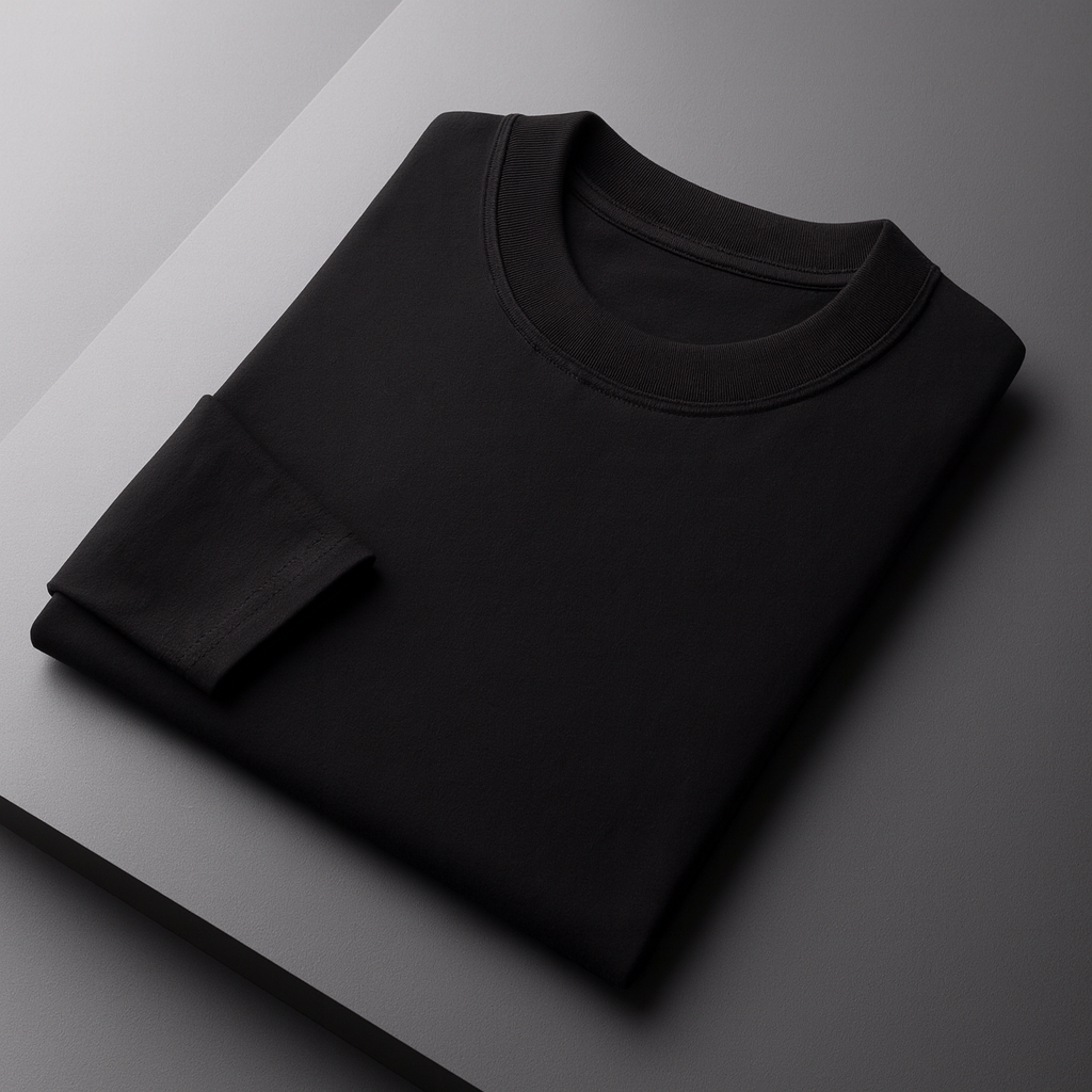CORE Timeless Tee — Premium Label-Free Crew